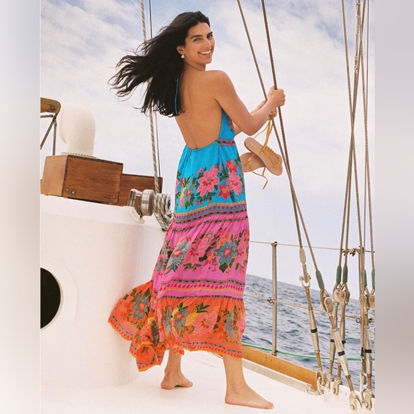 Farm x Anthropologie Floral Midi Dress - Picture 3 of 6